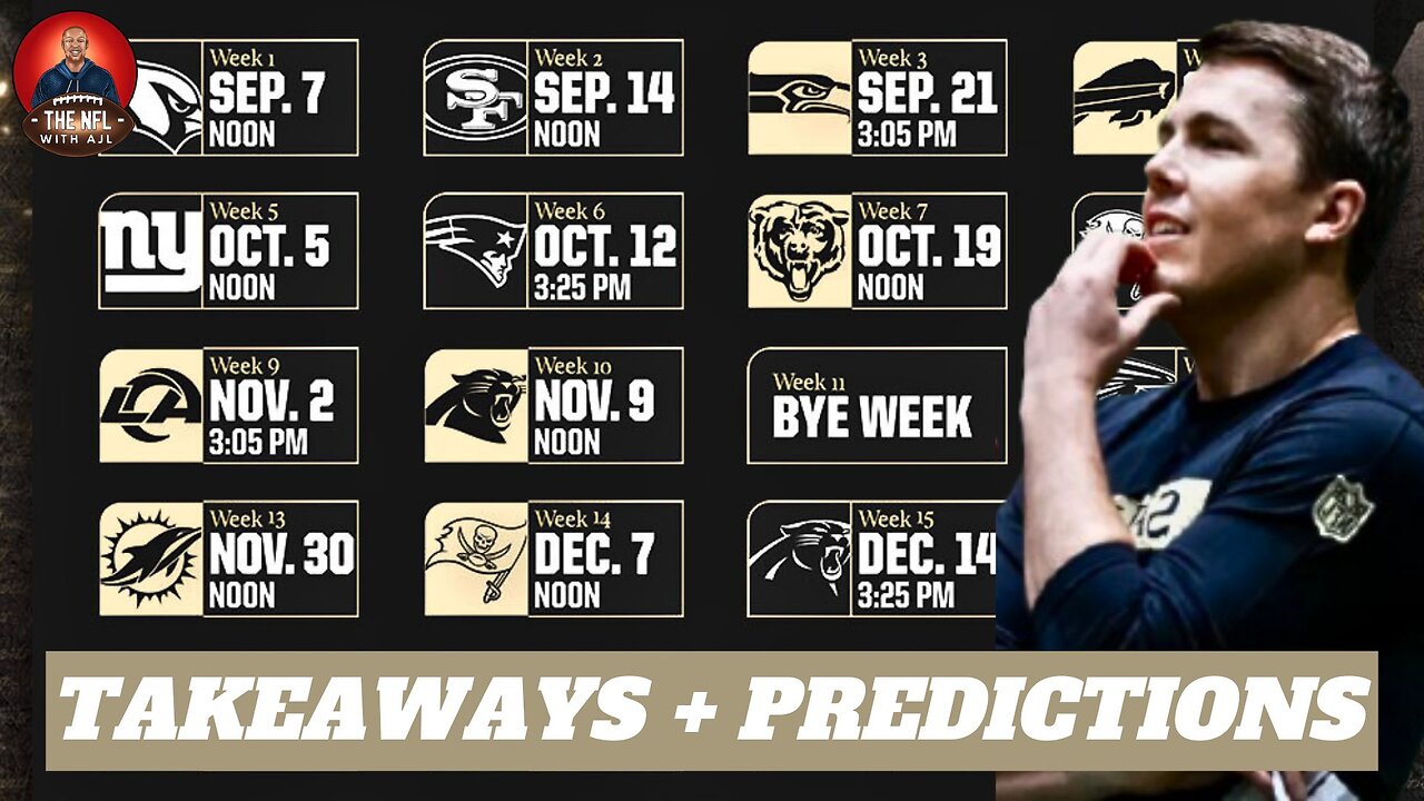 Saints Fan Reacts To 2025 Schedule Release And Predicts The Saints 2025 Record
