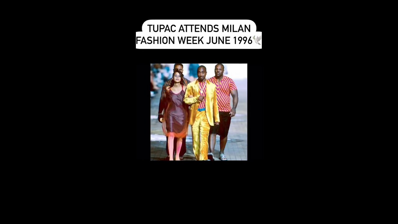 2pac at Fashion Week 96