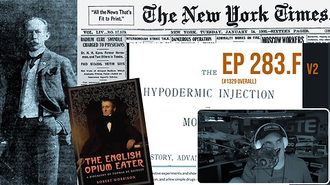 Localization of injections and Dr Henry Kane: Radium scam, downfall, and warning of morphine shots