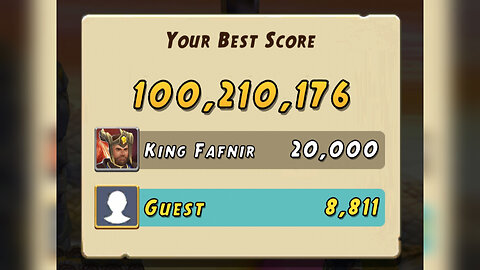 My Over 5 Year Old Temple Run 2 High Score (I stopped on purpose after 100,000,000) 🤣