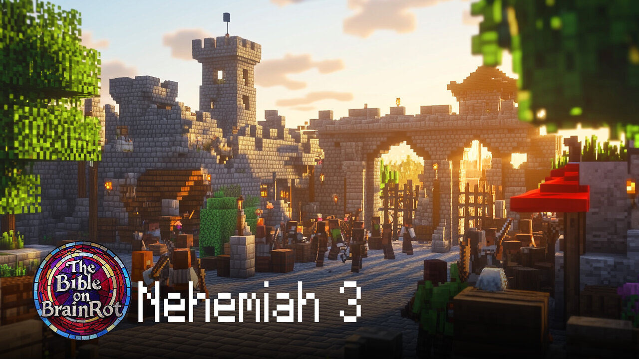 Nehemiah 3 – Everyone Has a Brick | The Bible on BrainRot