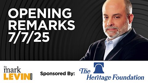 Mark's Opening Remarks - 7/7/25