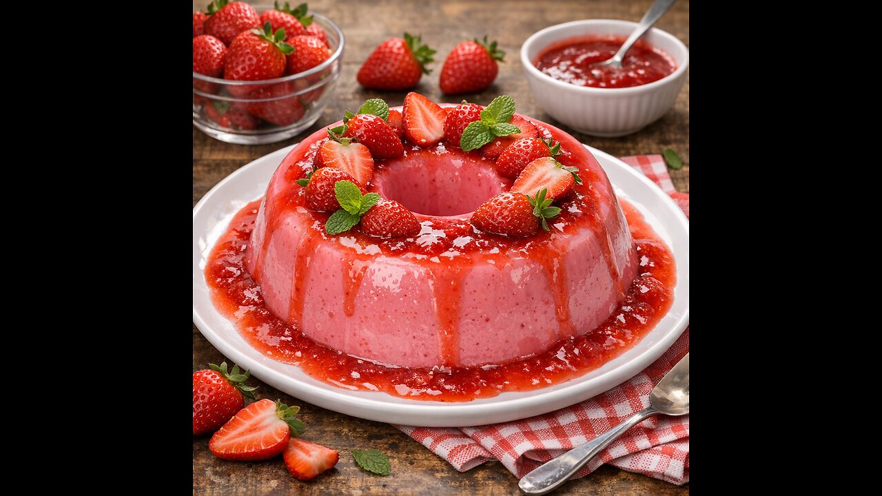 Strawberry Pudding Recipe