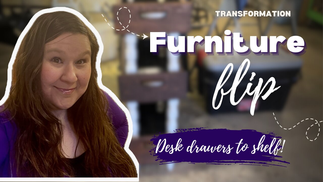 DIY | Turning old desk drawers into a decorative shelf