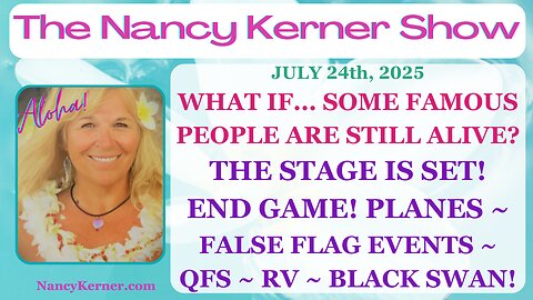 What if: Some Famous People are Still Alive? The Stage is Set! False Flag Events/QFS/RV/Black Swan!