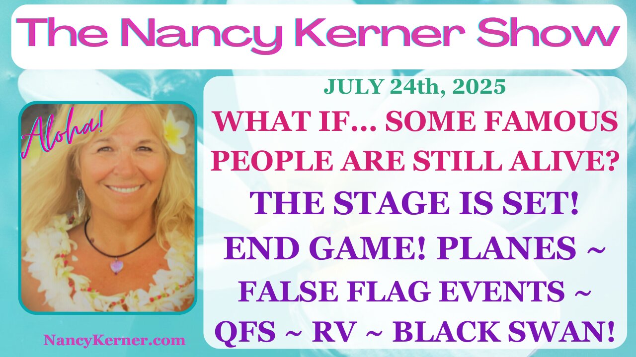 What if: Some Famous People are Still Alive? The Stage is Set! False Flag Events/QFS/RV/Black Swan!
