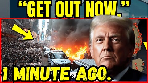 "GET OUT NOW!" Trump SNAPS as Intel Leaks U.S. Cities Are PRIME TARGETS