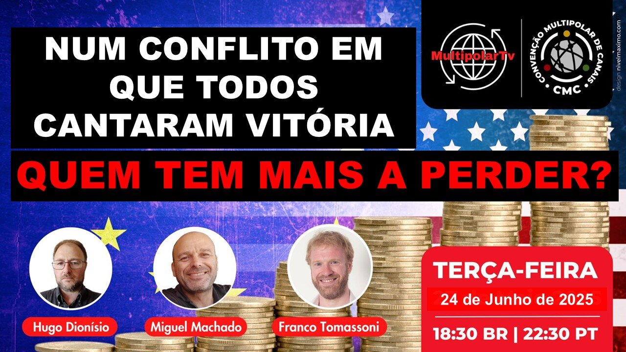 TODOS CANTAM VITÓRIA, MAS HÁ QUEM TENHA MUITO MEDO DA DERROTA!