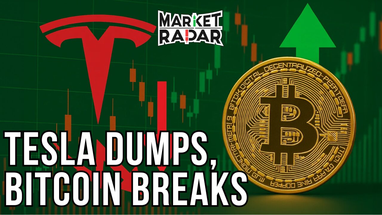 Tesla Dumps, Bitcoin Breaks, $700 Scalped Live in 60 Minutes | Market Radar