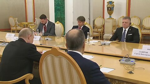 Záznam úvodu bilaterálního jednání Putina a Fica v Kremlu!