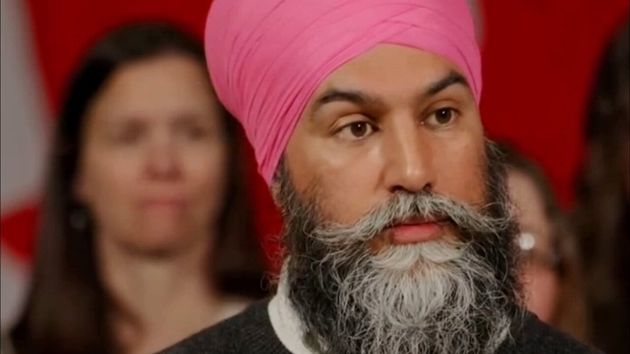 Strange question surprizes Jagmeet Singh.
