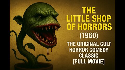 The Little Shop of Horrors (1960) | The Original Cult Horror Comedy [FULL MOVIE]