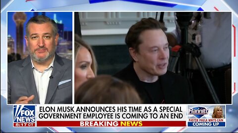 ELON MUSK ANNOUNCES HIS DEPARTURE