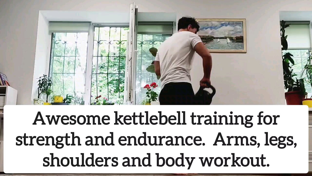 Тренировка с гирей