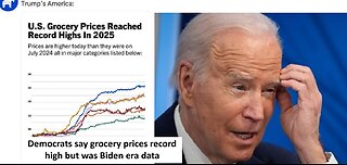 Democrats say grocery prices record high but was Biden era data