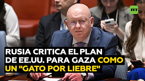 Rusia ante la ONU: El plan de EE.UU. para Gaza es otro "gato por liebre"