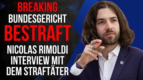 Bundesgericht bestraft Nicolas Rimoldi. Exklusiv-Interview mit dem frischgebackenen Straftäter