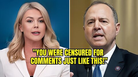 I Can't Believe You're Asking Such A Question!': Karoline Leavitt And Adam Schiff Have Shock Clash!