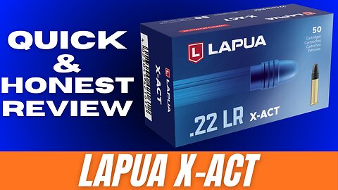 Lapua X-Act 22lr Ammo