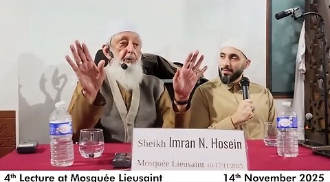 Sheikh Imran Hosein - Lectures in France: 4. Methodology for study of the Qur'an - Surah al-Rum