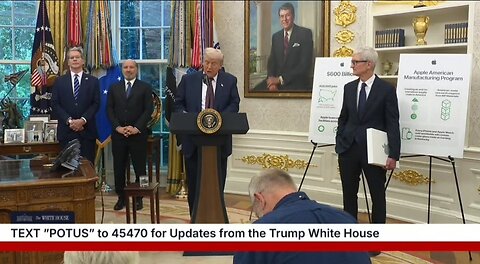 Trump Announces The Largest Investment Apple Has Ever Made In America