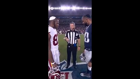 Drew Steals The Coin During The Coin Toss