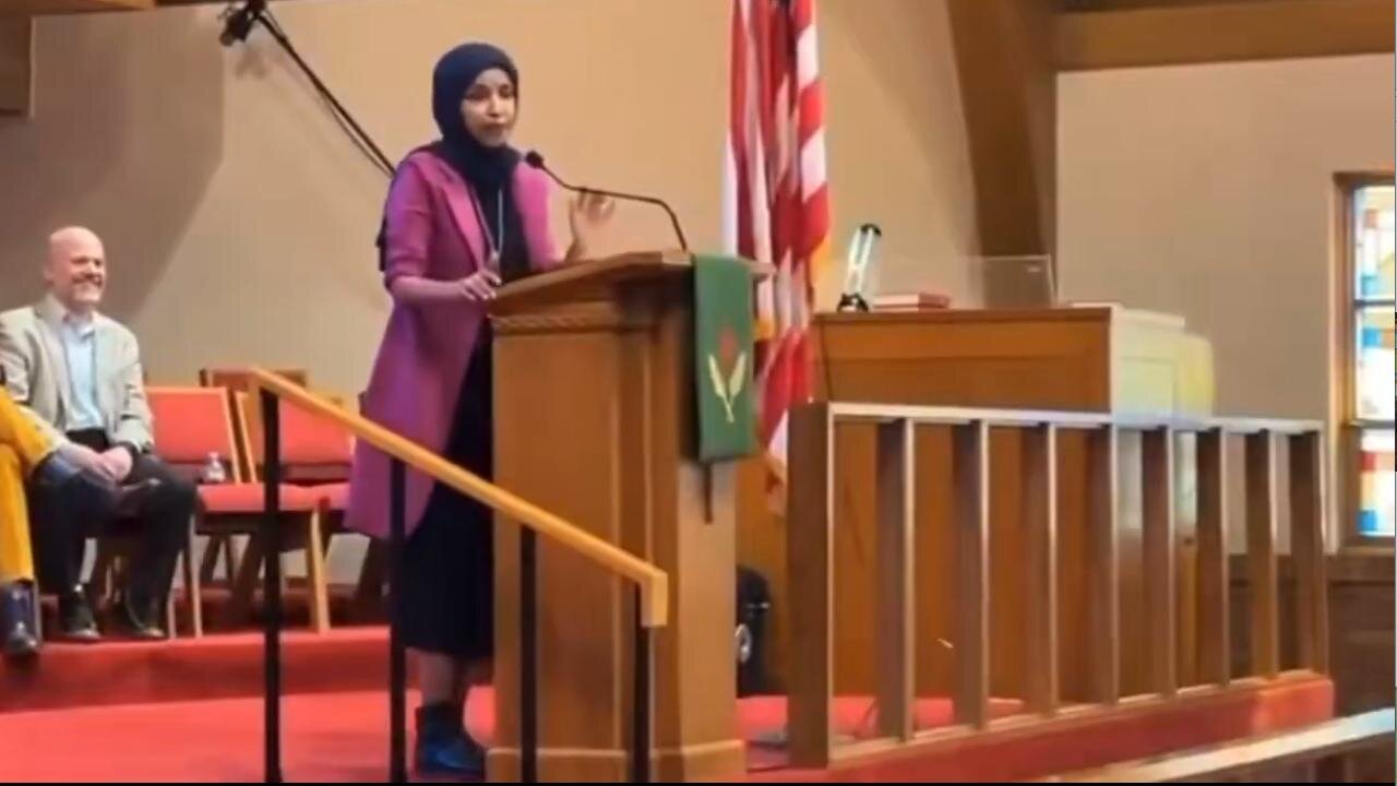 “Those of you interested in rewriting this hateful man [Charlie Kirk's] history are full of sh*t” - Rep Ilhan Omar (D-MN) said inside a church