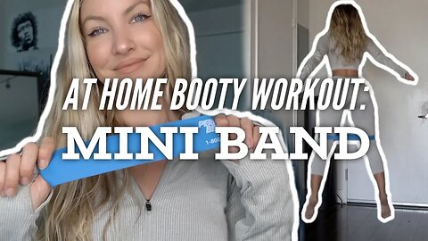 At Home Booty Workout: Mini Band | Casi Davis