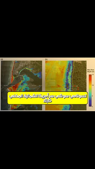 كارثة تسونامي سوشي: سر أمريكا الشمالية المخفي #تسونامي #اليابان #زلزال