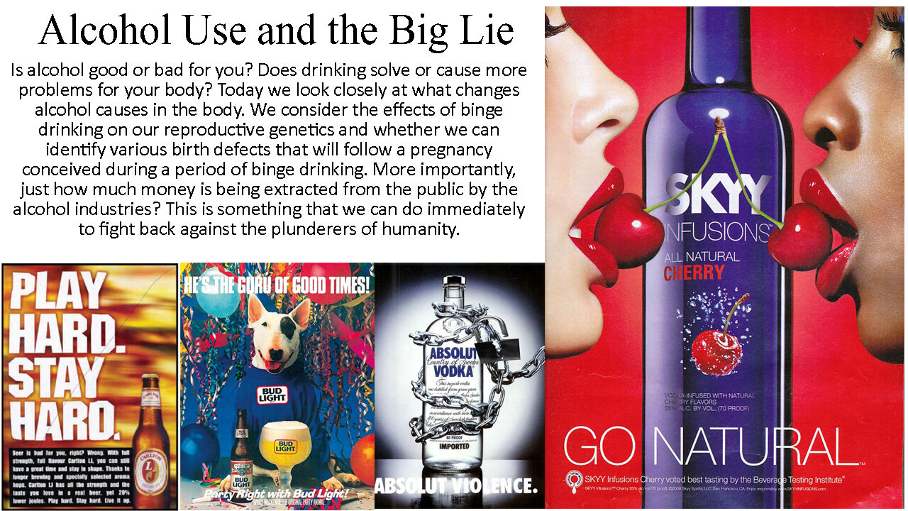 Alcohol Use and The Big Lie - Show Me the Money