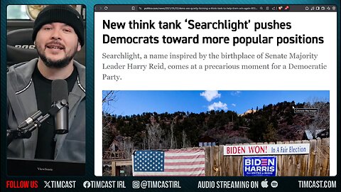 Democrats Hold SECRET Meeting To DITCH WOKE, Project Searchlight Tells Dems GET WOKE GO BROKE