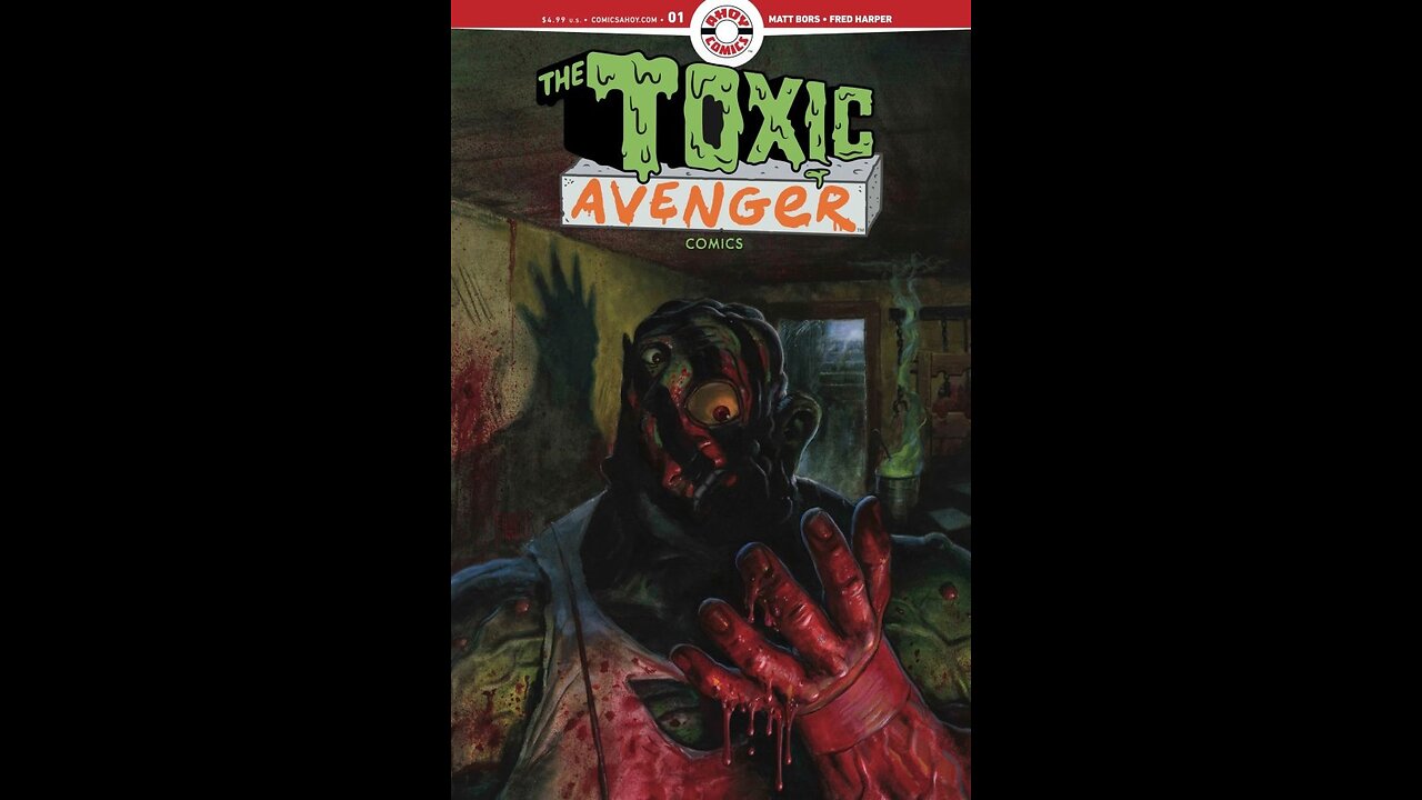 Toxic Avenger #1 Ahoy Comics #QuickFlip Comic Book Review Troma Movie