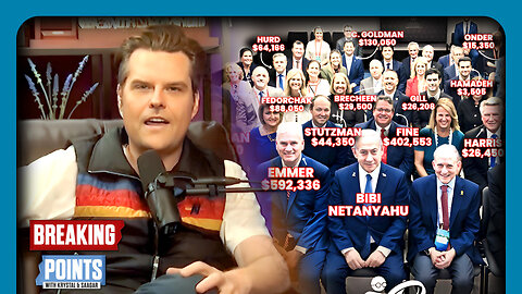 Matt Gaetz WILD EXPOSE OF AIPAC Congressman Trips