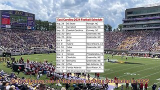 Blake Harrell and the ECU Pirates have a 2025 schedule that has them guaranteed a good bowl