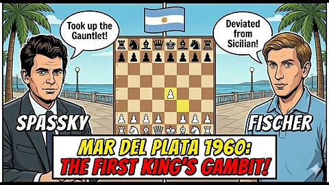 The King's Gambit! Spassky vs. Fischer (The First Encounter)