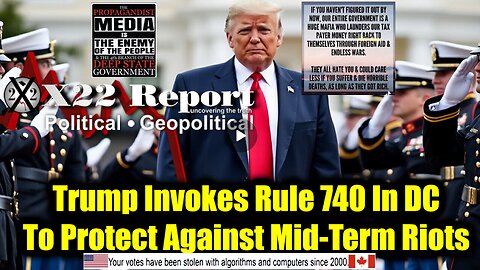 Ep 3706b - Fed Court Hacked, Panic, Trump Invokes Rule 740 In DC To Protect Against Mid-Term Riots