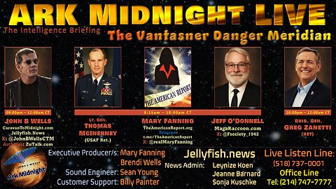 The Intelligence Briefing /The Vantasner Danger Meridian - John B Wells LIVE