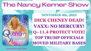 Dick Cheney Dead! Vaxx: NO Mercury! Q ~ 11.4 Protect Vote! Top Trump Admin Moved to Military Bases