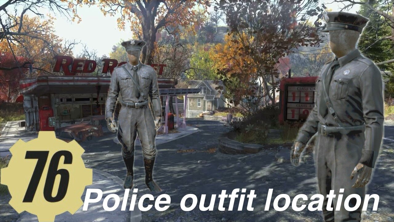 Fallout 76 police outfit locations, Fallout