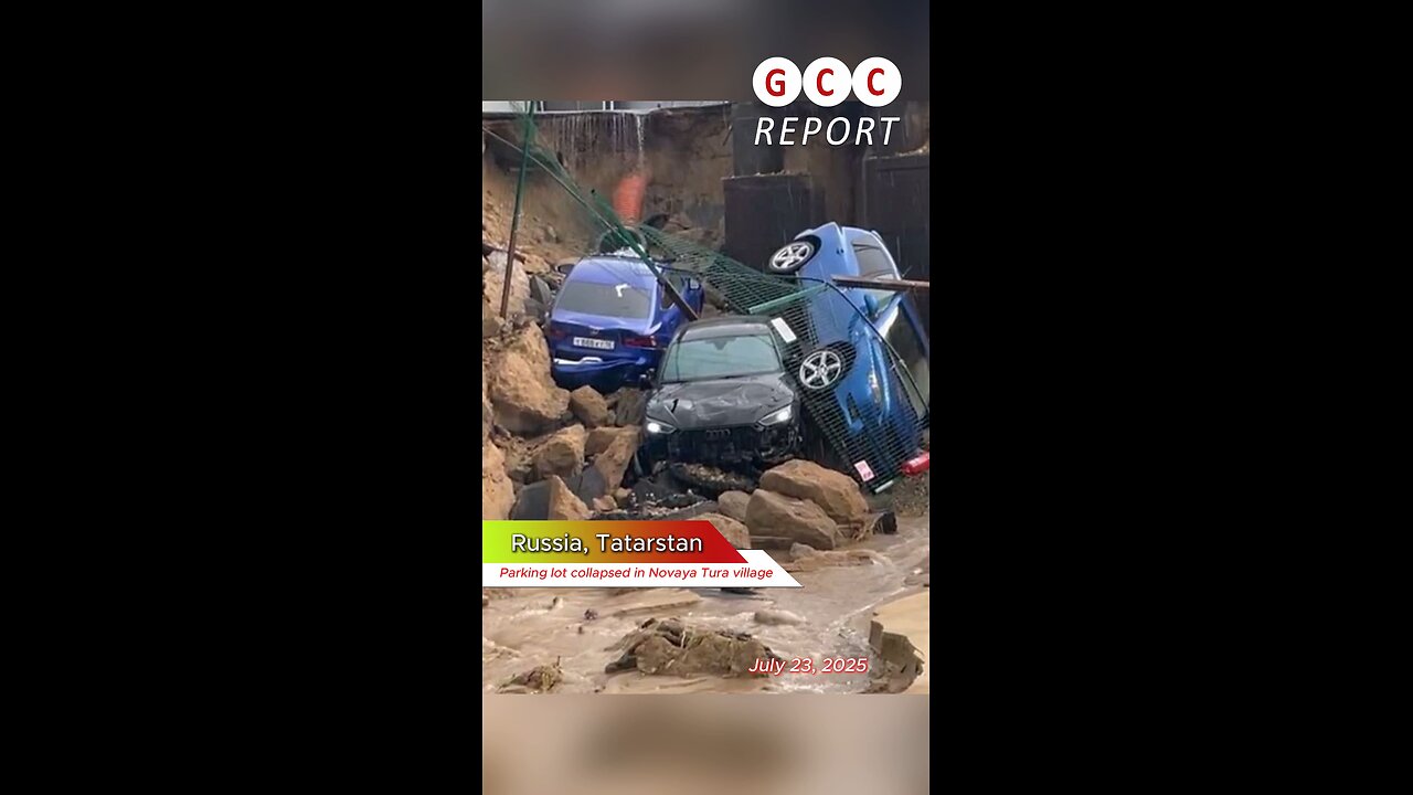 #Russia #Tatarstan #flood #sinkhole #destruction #anomaly #weather #climatechange 🇷🇺