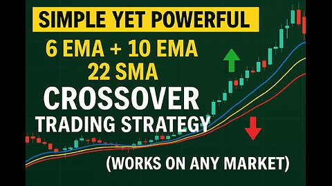 Simple Yet Powerful 6 EMA + 10 EMA + 22 SMA Crossover Trading Strategy (Works On Any Market!) 