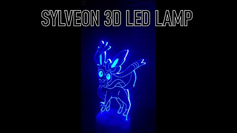 Sylveon 3D LED Lamp
