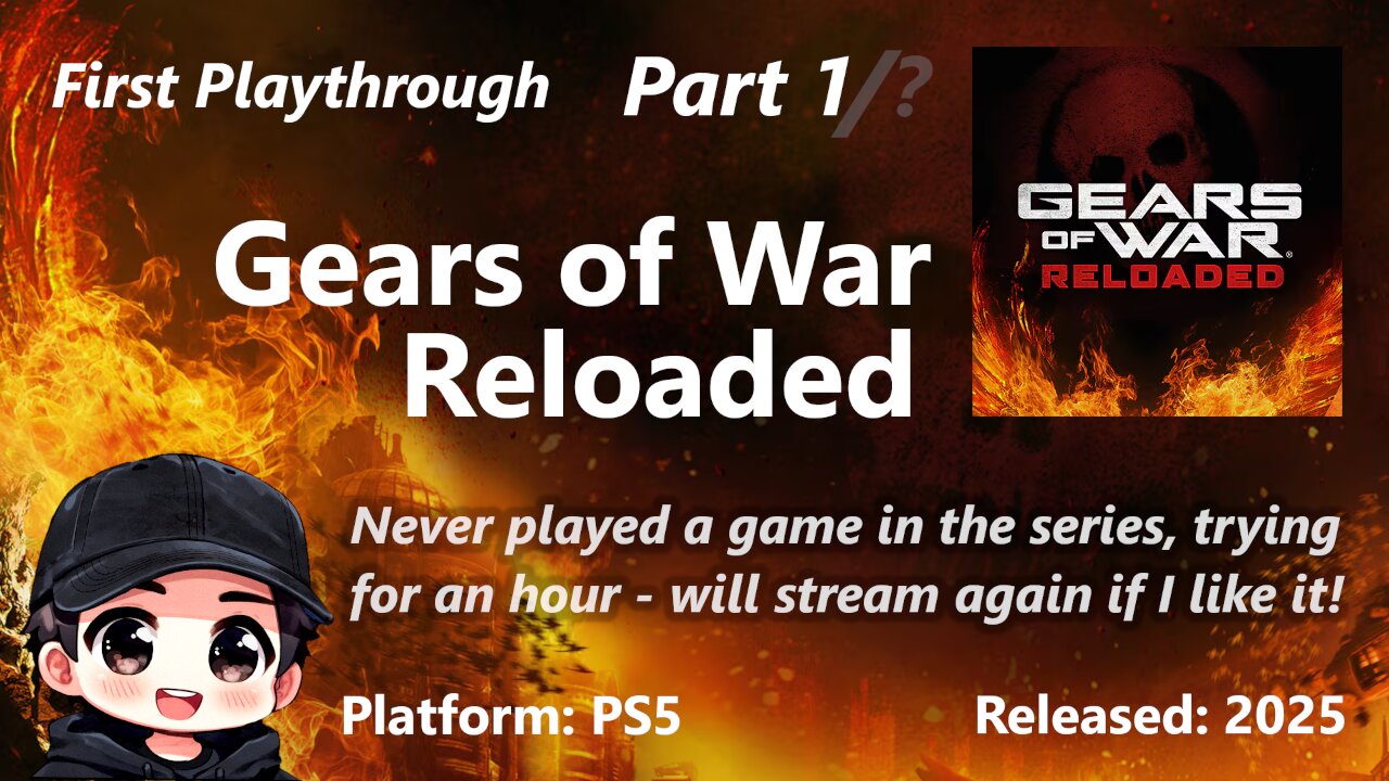 Trying Gears of War Reloaded (PS5) for 1 hour - never played a Gears title before now!