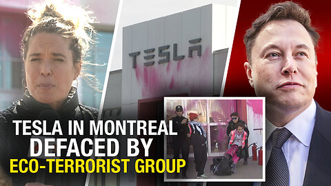 Attacks On Montreal Tesla Dealership Led by Far-Left Activists