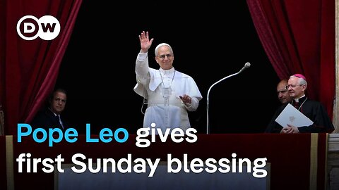 Pope Leo calls for 'just and lasting peace' in first Sunday blessing | DW News