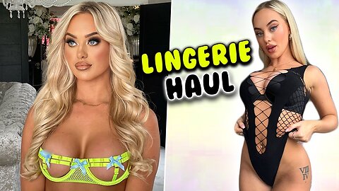 Transparent *SEXY* Lingerie Try On Haul | Rhiannon Blue