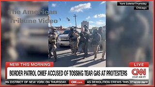WATCH: Border Patrol Chief Hurls Tear Gas at Protesters after Being Hit with a Protester-Thrown Rock