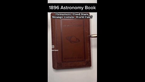 1896 Astronomy Book