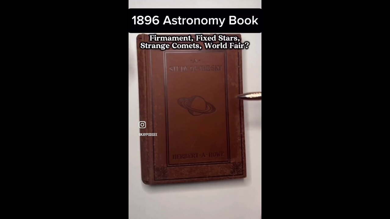 1896 Astronomy Book