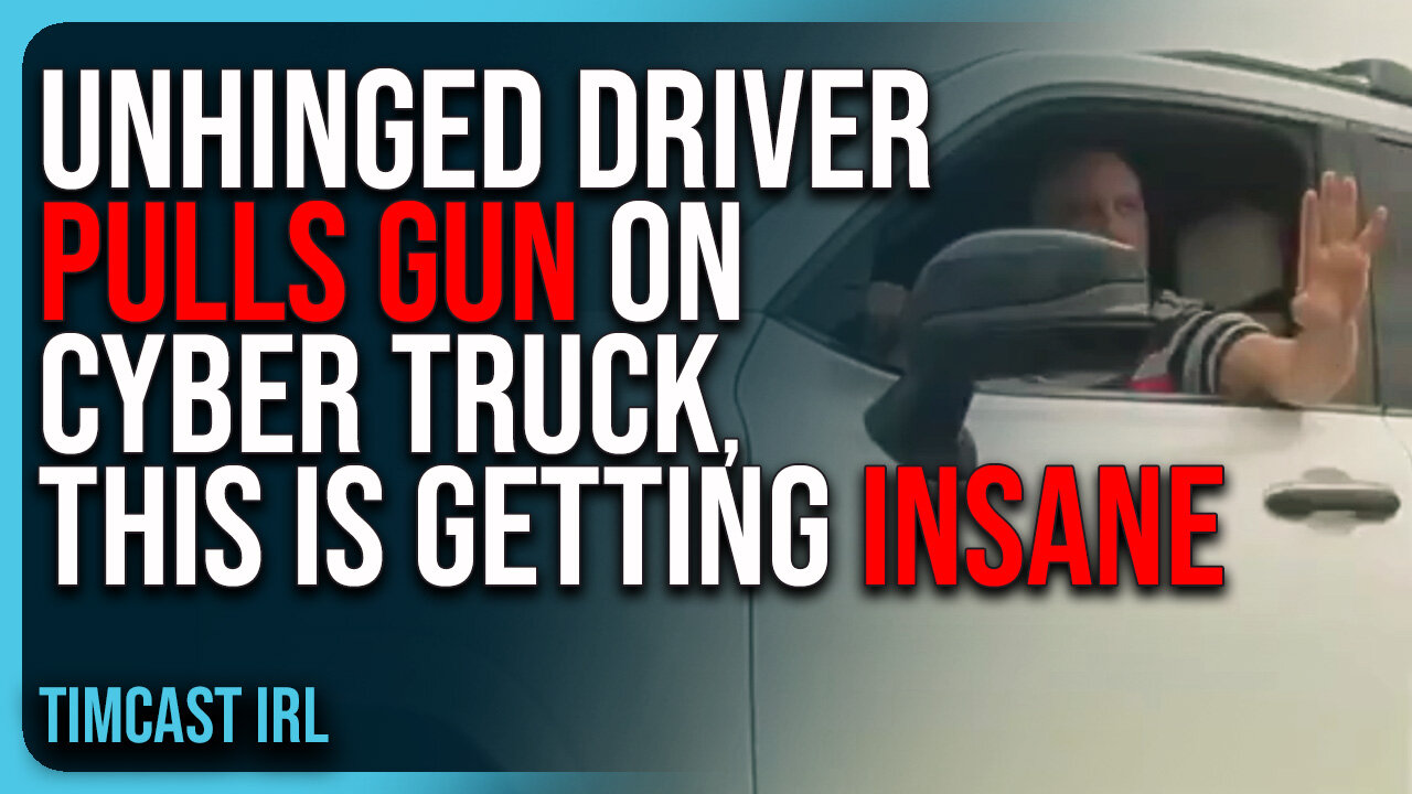 UNHINGED Driver PULLS GUN On Cyber Truck, This Is Getting INSANE